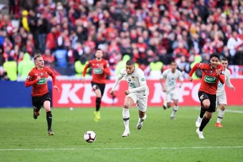 07 KYLIAN MBAPPE (PSG) - 08 CLEMENT GRENIER (REN) FOOTBALL : Rennes vs Paris SG - Coupe de France - Finale - 27 04 2019 FEP Panoramic 