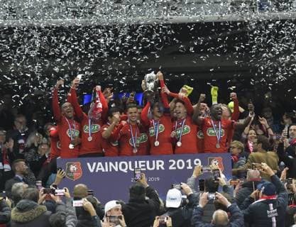 Rennes vainqueur de la coupe de France 2019 FOOTBALL : Finale de la Coupe de France Rennesvs PSG 27 04 2019 MAO Panoramic 
