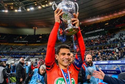Joie de Benjamin Andre ( Rennes ) FOOTBALL : Stade Rennais vs Paris Saint Germain - Finale Coupe de France - 27 04 2019 FedericoPestellini Panoramic 