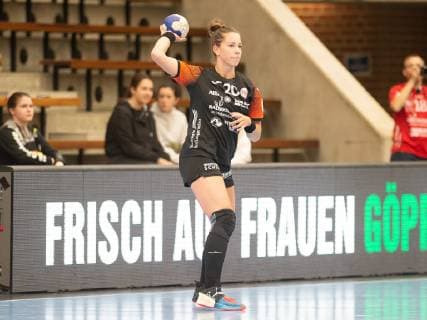 20 Emily Bölk (Thüringer HC), Frisch Auf! Göppingen vs. Thüringer HC, Handball, Frauen, 1. Bundesliga, 27.04.2019 Frisch Auf! Göppingen vs. Thüringer HC, Handball, Frauen, 1. Bundesliga, 27.04.2019 Göppingen Copyright: xEIBNER Michael_Schmidtx EP_MST