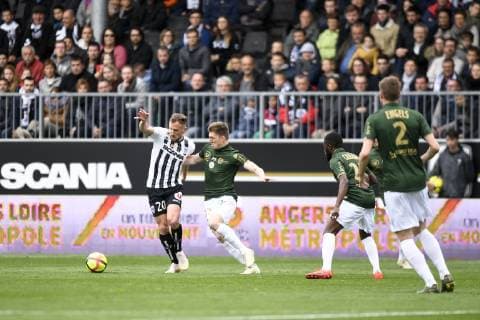 20 FLAVIEN TAIT (SCO) - 32 THOMAS FOKET (REI) FOOTBALL : Angers vs Reims - Ligue 1 Conforama - 28 04 2019 AnthonyBIBARD FEP Panoramic 