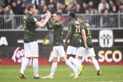 JOIE - 24 MATHIEU CAFARO (REI) FOOTBALL : Angers vs Reims - Ligue 1 Conforama - 28 04 2019 AnthonyBIBARD FEP Panoramic 