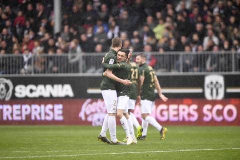 JOIE - 24 MATHIEU CAFARO (REI) FOOTBALL : Angers vs Reims - Ligue 1 Conforama - 28 04 2019 AnthonyBIBARD FEP Panoramic 