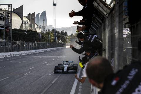 Motorsports: FIA Formula One World Championship WM Weltmeisterschaft 2019, Grand Prix of Azerbaijan, 77 Valtteri Bottas (FIN, Mercedes AMG Petronas Motorsport), Baku Azerbaijan