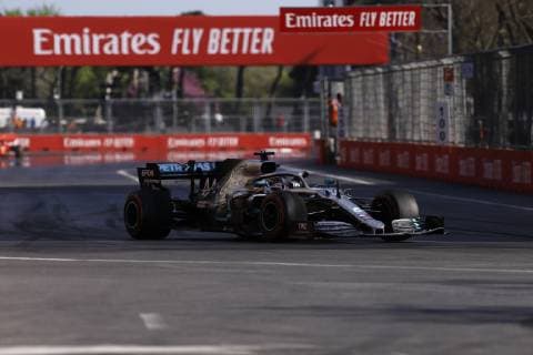 Motorsports: FIA Formula One World Championship WM Weltmeisterschaft 2019, Grand Prix of Azerbaijan, 44 Lewis Hamilton (GBR, Mercedes AMG Petronas Motorsport), Baku Azerbaijan