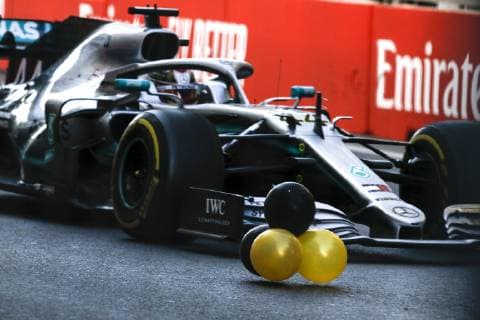 Motorsports: FIA Formula One World Championship WM Weltmeisterschaft 2019, Grand Prix of Azerbaijan, 44 Lewis Hamilton (GBR, Mercedes AMG Petronas Motorsport), Baku Azerbaijan