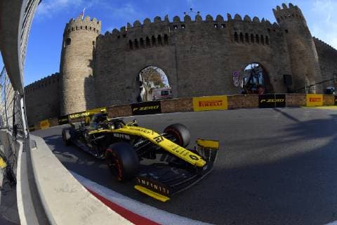 Nico Huelkenberg, Renault F1 Team, formula 1 GP, Baku Aserbaidschan 28.04.2019 Photo:mspb Jerry Andre Nico Huelkenberg, formula 1 GP, Aserbaidschan