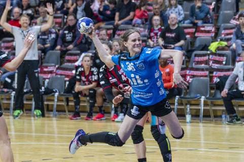 Handball-Bundesliga TSV Bayer 04 Leverkusen vs. Buxtehuder SV 24:25 Impressionen vom Handball-Bundesliga TSV Bayer 04 Leverkusen vs. Buxtehuder SV 24:25 am 28. 4. 2019 in Leverkusen, Ostermann-Arena, Deutschland
