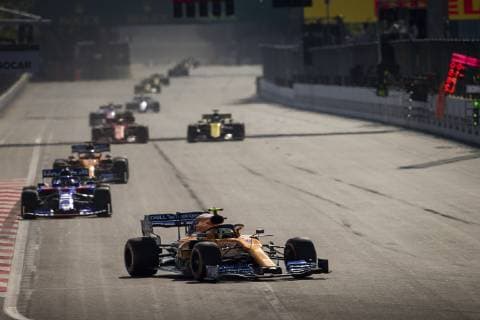 Motorsports: FIA Formula One World Championship WM Weltmeisterschaft 2019, Grand Prix of Azerbaijan, 4 Lando Norris (GBR, McLaren F1 Team), Baku Azerbaijan
