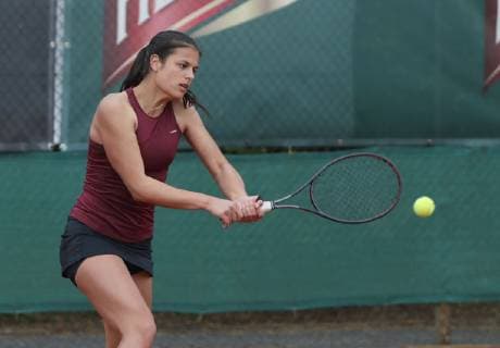 Tennis - WTO WIESBADEN TENNIS OPEN - 29.04.2019, Julie Gervais (FRA) gewinnt gegen Mina Hodzic (Foto GER) und qualifiziert sich fuer das Hauptfeld, - Frank Heinen rscp-photo.net