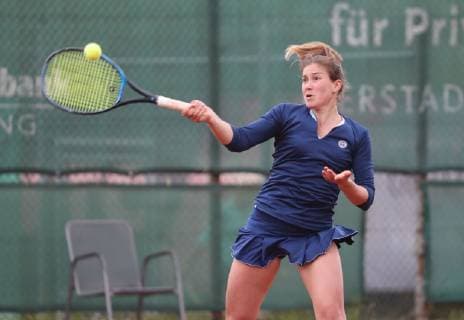 Tennis - WTO WIESBADEN TENNIS OPEN - 29.04.2019, Laura-Ioana Paar (ROU) gewinnt gegen Diana Parry (FRA) und qualifiziert sich fuer das Hauptfeld, - Frank Heinen rscp-photo.net