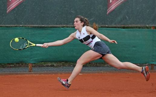 Tennis - WTO WIESBADEN TENNIS OPEN - 29.04.2019, Eleonora Molinaro (LUX) gewinnt gegen Ipek Soylu (TUR) und qualifiziert sich fuer das Hauptfeld, - Frank Heinen rscp-photo.net