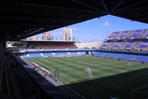 ILLUSTRATION - TRIBUNES FOOTBALL : Montpellier vs Paris SG - Ligue 1 Conforama - 30 04 2019 FEP Panoramic 