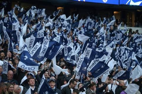 Tottenham Hotspur v Ajax Amsterdam UEFA Champions League The Spurs fans get behind their side before the UEFA Champions League Semi-final match at Tottenham Hotspur Stadium, London Content Not Available For UK Newspapers Copyright: xPaulxChestertonx FIL-13184-0031