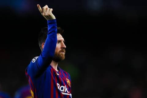 May 1, 2019 - Barcelona, Catalonia, Spain - May 1, 2019 - Barcelona, Spain - Uefa Champions League 1 2 of final second leg, FC Barcelona Barca v Liverpool FC: Lionel Messi of FC Barcelona celebrates the 2-0. Uefa Champions League 1 2 of final first leg, FC FC Barcelona v Liverpool FC.May 1st - ZUMAa178 20190501_zap_a178_002 Copyright: xMarcxDominguezx