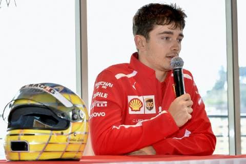 Monaco: Charles Leclerc press conference PK Pressekonferenz Charles Leclerc, ferrari formula 1 driver give a press conference at Automobile Club of Monaco. Monaco None Monaco  LombardxPhilippex xPacificxPress