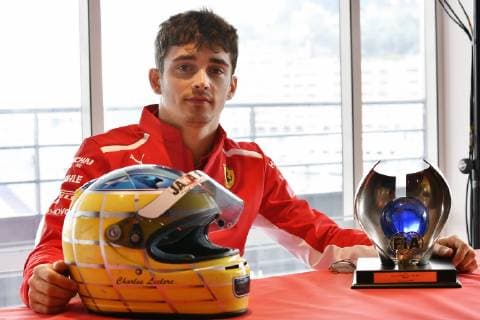 Monaco: Charles Leclerc press conference PK Pressekonferenz Charles Leclerc, ferrari formula 1 driver give a press conference at Automobile Club of Monaco. Monaco None Monaco  LombardxPhilippex xPacificxPress