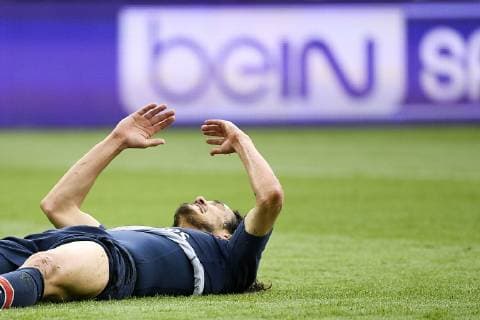 Fußball, Paris Saint Germain - OGC Nizza 09 EDINSON CAVANI (PSG) - DECEPTION FOOTBALL : Paris SG vs Nice - Ligue 1 Conforama - 04 05 2019 FEP Panoramic 