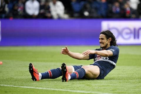 DECEPTION - 09 EDINSON CAVANI (PSG) FOOTBALL : Paris SG vs Nice - Ligue 1 Conforama - 04 05 2019 FEP Panoramic 