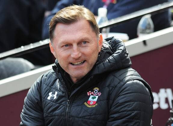 Football - 2018 2019 Premier League - West Ham United vs. Southampton Southampton Manager, Ralph Hasenhuttl, at The London Stadium. COLORSPORT ANDREW COWIE 