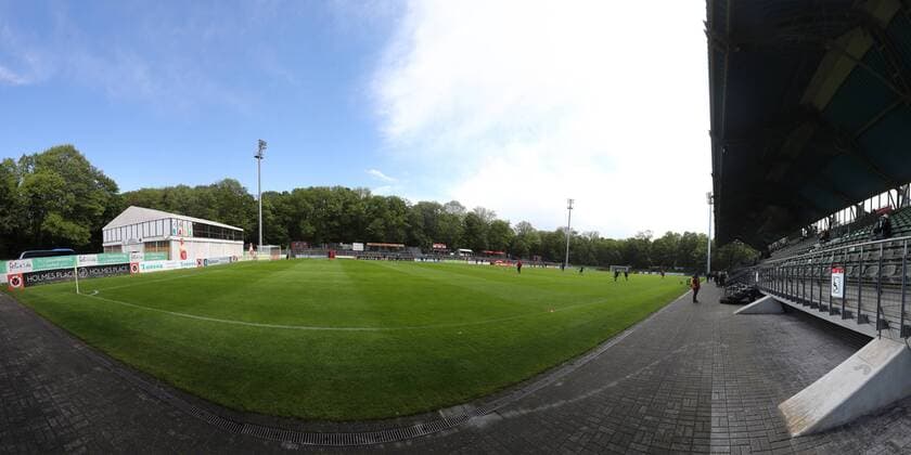 Fußball, Stadiongeschichte FC Viktoria Köln Viktoria Köln vs. SC Verl Regionalliga West Stadion Gebäude Sportpark Höhenberg Flughafenstadion 04.05.2019