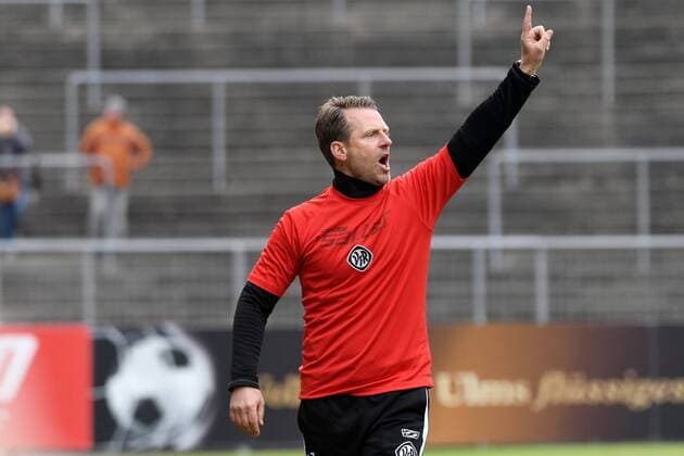 Rico Schmitt (Trainer VfR Aalen) an der Seitenlinie, VfR Aalen vs. Eintracht Braunschweig, Fussball, 3. Liga, 36. Spieltag, 05.05.2019, VfR Aalen vs. Eintracht Braunschweig, Fussball, 3. Liga, 36. Spieltag, 05.05.2019 Aalen Copyright: xEIBNER Florian_Schustx EP_SCHUST