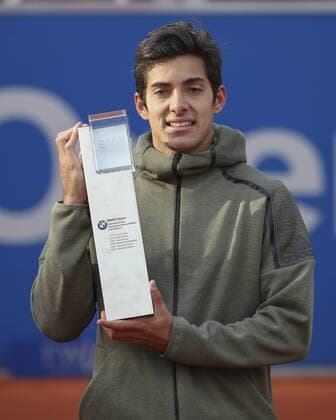 Sport Themen der Woche KW18 Sport Bilder des Tages Sieger Cristian Garin, Siegerehrung, Praesentation Tennis - BMW Open 2019 - ATP Tennis Herren - MTTC Iphitos - Munich - - Germany - 5 May 2019. *** Winner Cristian Garin Award Ceremony Presentation Tennis BMW Open 2019 ATP MTTC Iphitos Munich Germany 5 May 2019 Copyright: xJuergenxHasenkopfx