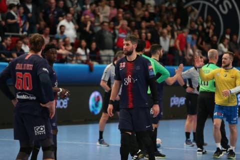Luka Karabatic (Paris) HANDBALL : VELUX EHF Champions League - Quart de finale retour - Paris Saint-Germain HB vs PGE Vive Kielce - 05 05 2019 KevinDomas Panoramic 