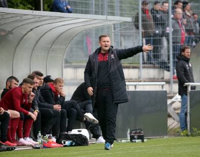 U19 VfB Stuttgart - U19 1. FC Nürnberg Deutschland, Stuttgart, 05.05.2019, Fussball, A-Junioren, Junioren DFB-Pokal, Saison 2018 2019, U19 VfB Stuttgart - U19 1. FC Nürnberg: Daniel Wimmer (Trainer 1. FC Nürnberg).