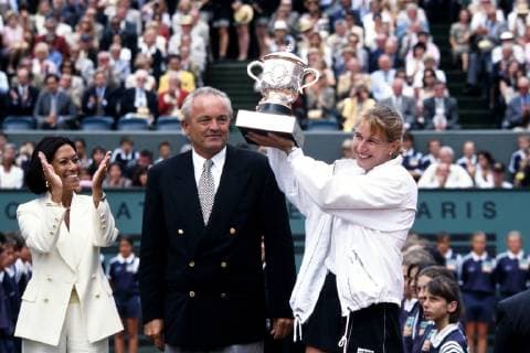 GRAF Steffi Stefanie GER Siegerin Finale der Frauen mit SANCHEZ VICARIO Arantxa Tennis Roland Garros Grand Slam 1996 in Paris am 08. Juni 1996 in Paris