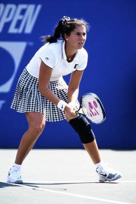 SELES Monica SRB Frauen Finale gegen GRAF Stefanie Tennis US Open New York 1995 am 9. September 1995 in New York