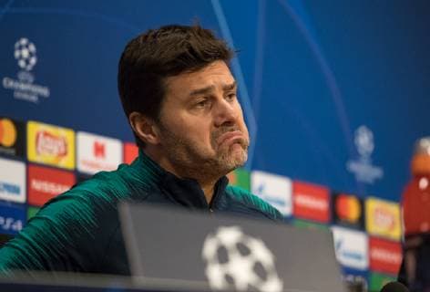 Spurs Manager Mauricio Pochettino during the training & press conference PK Pressekonferenz ahead of the Champions League semi-final 2nd league match between Ajax & Tottenham Hotspur at Johan Cruyff Arena, ArenA Boulevard 1, 1101 AX Amsterdam, Netherlands on 7 May 2019. Copyright: xAndyxRowlandx PMI-2815-0014