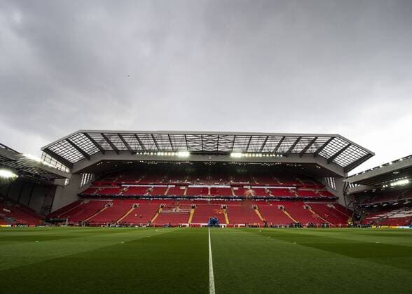Liverpool, United Kingdom, 07.05.2019, UEFA Champions League - 2018 19 Season, Halbfinale, 2. Runde, FC Liverpool - FC Barcelona Barca Interior view of the stadium ( DeFodi056