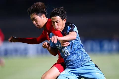 (L-R) Fu Huan (Shanghai SIPG), Tatsuya Hasegawa (Frontale), MAY 7, 2019 - Football Soccer : AFC Champions League 2019 Group Stage H match between Kawasaki Frontale 2-2 Shanghai SIPG FC at Kawasaki Todoroki Stadium, Kanagawa, Japan. Noxthirdxpartyxsales  (102701697)