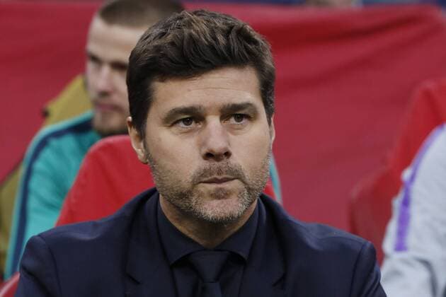 Tottenham Hotspur FC coach Mauricio Pochettino during the UEFA Champions League semi final match Ajax Amsterdam and Tottenham Hotspur FC at the Johan Cruijff Arena on May 08, 2019 in Amsterdam, The Netherlands UEFA Champions League 2018 2019 xVIxVIxImagesx xMauricexvanxSteenxIVx 14402645