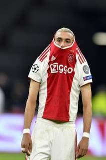 Football: Uefa Champions League 2018 2019 semi final Ajax-Tottenham Hotspur on May 8, 2019 in Amsterdam, The Netherlands. Hakim Ziyech (Ajax) disappointed Noxthirdxpartyxsales  (102788417)