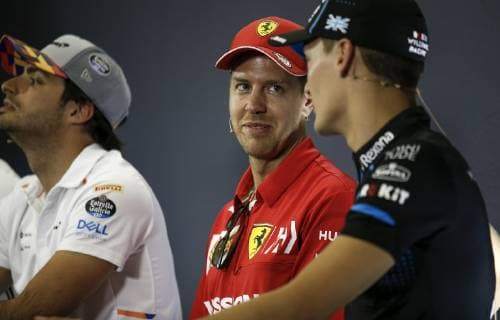 Motorsports: FIA Formula One World Championship WM Weltmeisterschaft 2019, Grand Prix of Spain, 5 Sebastian Vettel (GER, Scuderia Ferrari Mission Winnow), 63 George Russell (GBR, ROKiT Williams Racing), Barcelona Spain