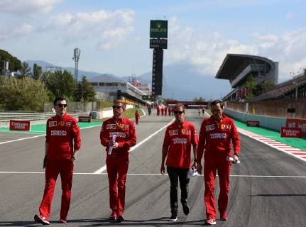 Barcelona, Spain, 09.05.2019, Formel 1, Formula 1, Spain Grand Prix, Sebastian Vettel (GER 5), Scuderia Ferrari Mission Winnow ( DeFodi506