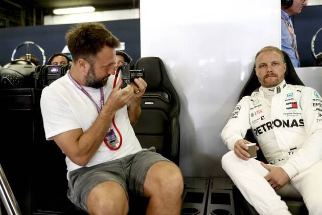 Motorsports: FIA Formula One World Championship WM Weltmeisterschaft 2019, Grand Prix of Spain, Paul Ripke (GER), 77 Valtteri Bottas (FIN, Mercedes AMG Petronas Motorsport), Barcelona Spain
