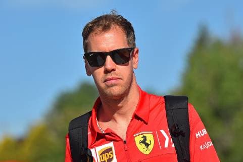 10.05.2019, xekx, FIA Formel 1, Großer Preis von Spanien 2019 - Freies Training emspor, Sebastian Vettel (Ferrari) (DFL DFB REGULATIONS PROHIBIT ANY USE OF PHOTOGRAPHS as IMAGE SEQUENCES and or QUASI-VIDEO) Barcelona