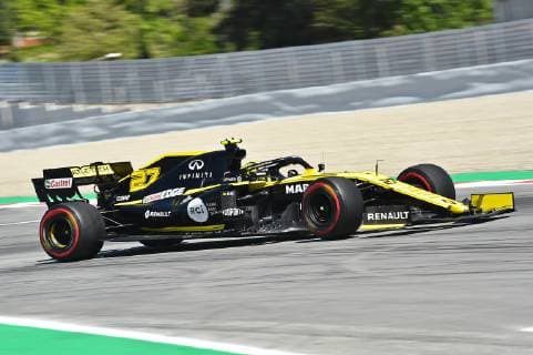 10.05.2019, xekx, FIA Formel 1, Großer Preis von Spanien 2019 - Freies Training emspor, Nico Hülkenberg (Renault F1 Team) (DFL DFB REGULATIONS PROHIBIT ANY USE OF PHOTOGRAPHS as IMAGE SEQUENCES and or QUASI-VIDEO) Barcelona