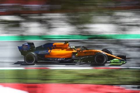 10.05.2019, xekx, FIA Formel 1, Großer Preis von Spanien 2019 - Freies Training emspor, Lando Norris (McLaren F1 Team) (DFL DFB REGULATIONS PROHIBIT ANY USE OF PHOTOGRAPHS as IMAGE SEQUENCES and or QUASI-VIDEO) Barcelona