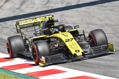 10.05.2019, xekx, FIA Formel 1, Großer Preis von Spanien 2019 - Freies Training emspor, Nico Hülkenberg (Renault F1 Team) (DFL DFB REGULATIONS PROHIBIT ANY USE OF PHOTOGRAPHS as IMAGE SEQUENCES and or QUASI-VIDEO) Barcelona