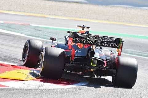 10.05.2019, xekx, FIA Formel 1, Großer Preis von Spanien 2019 - Freies Training emspor, Max Verstappen (Aston Martin Red Bull Racing) (DFL DFB REGULATIONS PROHIBIT ANY USE OF PHOTOGRAPHS as IMAGE SEQUENCES and or QUASI-VIDEO) Barcelona
