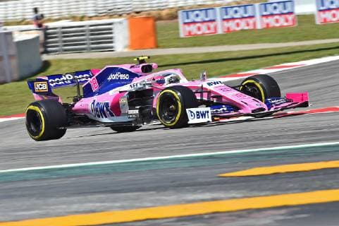 10.05.2019, xekx, FIA Formel 1, Großer Preis von Spanien 2019 - Freies Training emspor, Lance Stroll (Racing Point F1 Team) (DFL DFB REGULATIONS PROHIBIT ANY USE OF PHOTOGRAPHS as IMAGE SEQUENCES and or QUASI-VIDEO) Barcelona