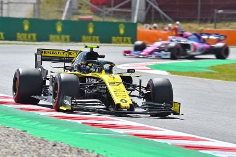 10.05.2019, xekx, FIA Formel 1, Großer Preis von Spanien 2019 - Freies Training emspor, Nico Hülkenberg (Renault F1 Team) (DFL DFB REGULATIONS PROHIBIT ANY USE OF PHOTOGRAPHS as IMAGE SEQUENCES and or QUASI-VIDEO) Barcelona