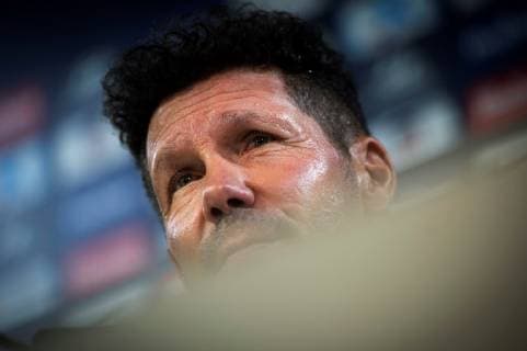 Atletico de Madrid s Argentine head coach, Diego Simeone, addresses a press conference PK Pressekonferenz after the team s training session at Wanda sports city in Majadahonda, Madrid, Spain, 11 May 2019. Atletico de Madrid faces Sevilla FC 12 May 2019 in a Primera Division Liga match. Atletico de Madrid training session !ACHTUNG: NUR REDAKTIONELLE NUTZUNG!  Copyright: xLucaxPiergiovannix GRAF8539 20190511-636931776162524787