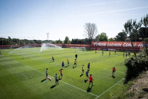 Atletico de Madrid players attend the team s training session at Wanda sports city in Majadahonda, Madrid, Spain, 11 May 2019. Atletico de Madrid faces Sevilla FC 12 May 2019 in a Primera Division Liga match. Atletico de Madrid training session !ACHTUNG: NUR REDAKTIONELLE NUTZUNG!  Copyright: xLucaxPiergiovannix GRAF8485 20190511-636931779411723106