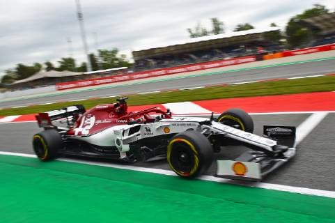 11.05.2019, xekx, FIA Formel 1, Großer Preis von Spanien 2019 - Qualifying emspor, Kimi Räikkönen (Alfa Romeo Racing) (DFL DFB REGULATIONS PROHIBIT ANY USE OF PHOTOGRAPHS as IMAGE SEQUENCES and or QUASI-VIDEO) Barcelona