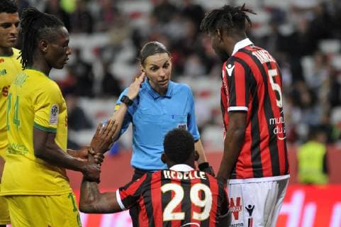 Mme Stephanie Frappart (arbitre) FOOTBALL : OGC Nice vs FC Nantes - Ligue 1 conforama - Nice - 11 05 2019 NorbertScanella Panoramic 